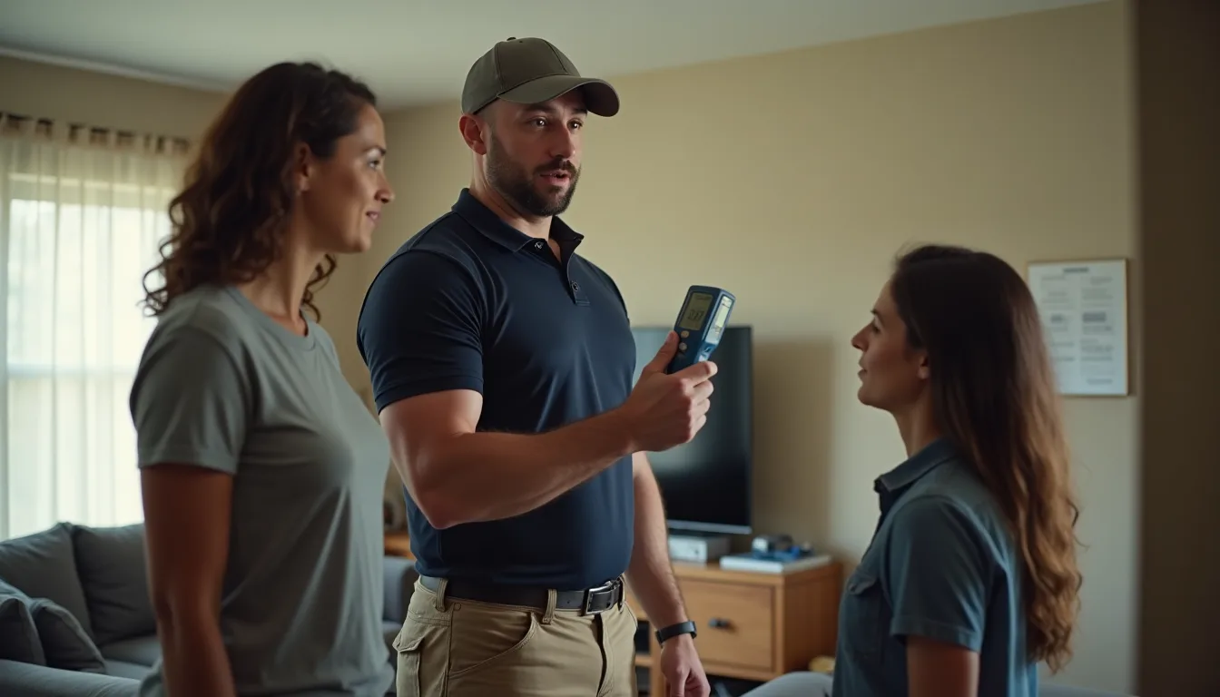 Water damage restoration service