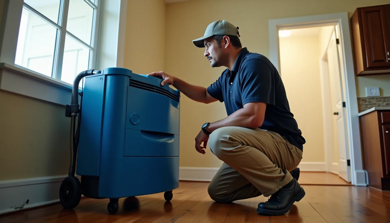 Water damage restoration service